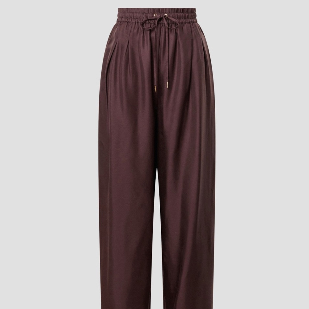 Silk Laundry Slouch Pants